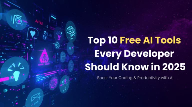 Top 10 Free AI Tools Banner